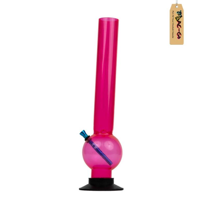 Round ball Acrylic Bong 10 Inches