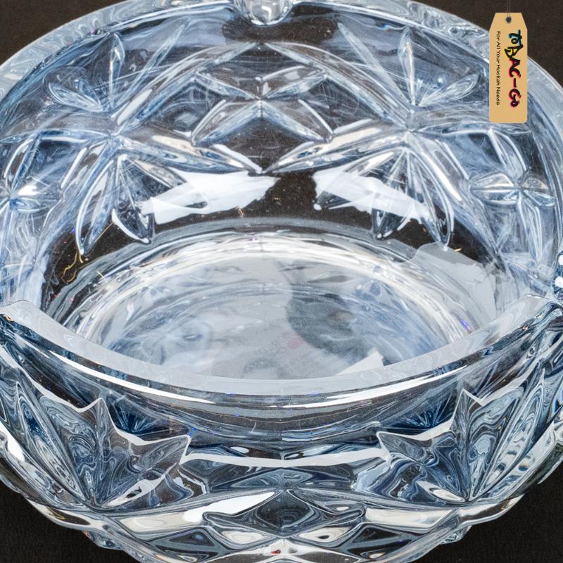 Red Cherry Solid Color Glass Ashtray 5 Inches