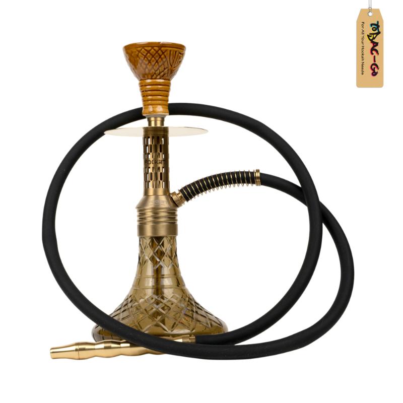 Foggit Dark Knight Hookah - Compact Bronze Premium Design