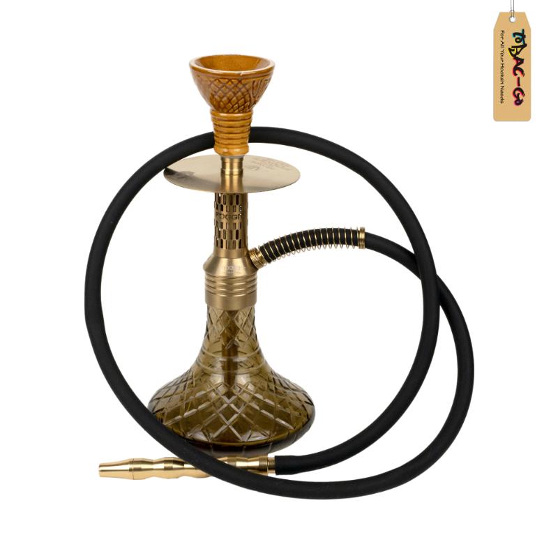 Foggit Dark Knight Hookah - Compact Bronze Premium Design