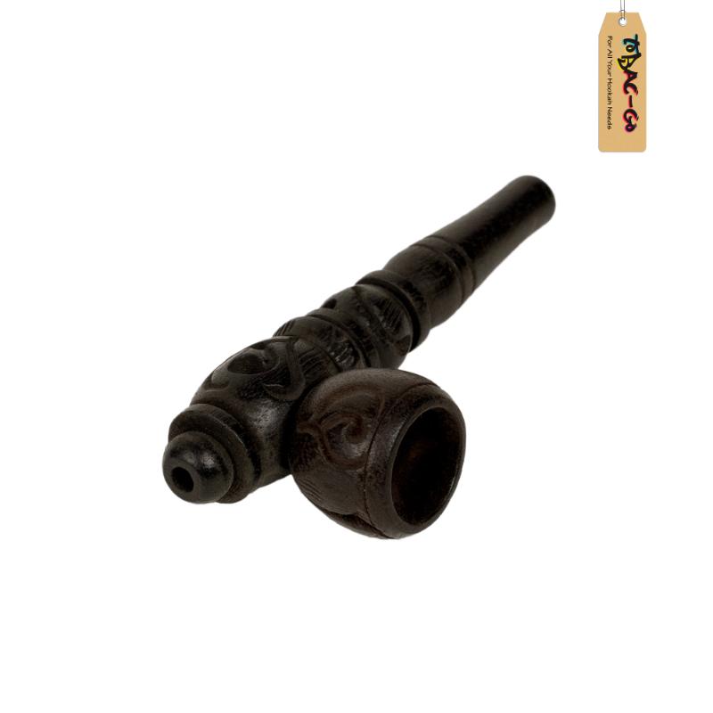 Wooden Smoking Pipe 10 cm + Filter Screens Combo