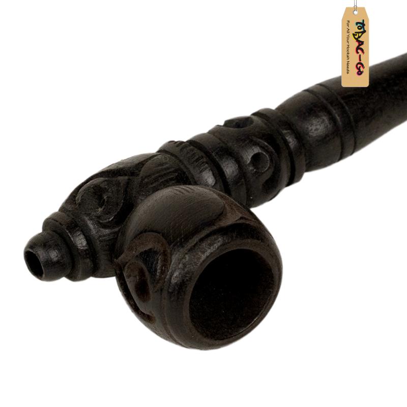 Wooden Smoking Pipe 16 cm + Filter Screens Combo