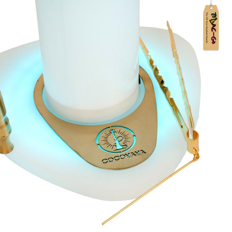 Glow Tower Marble Hookah