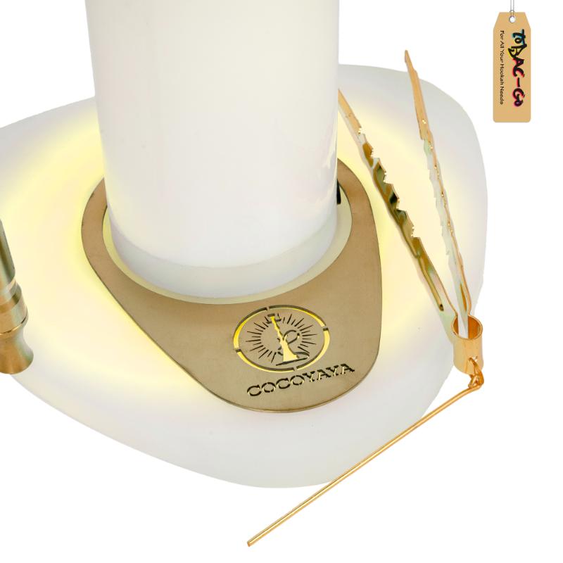 Glow Tower Marble Hookah