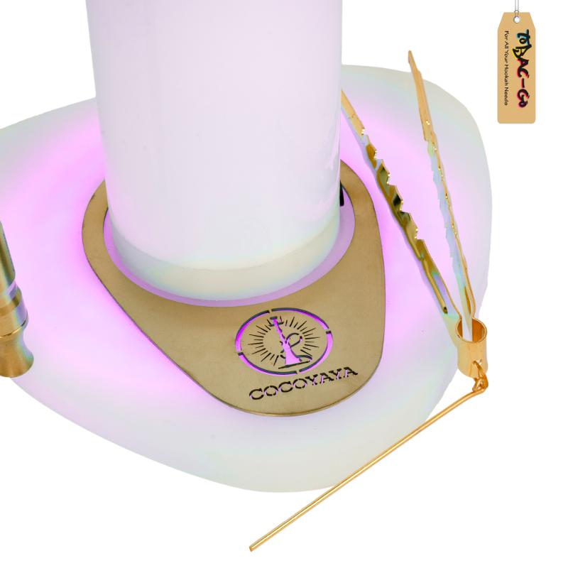 Glow Tower Marble Hookah