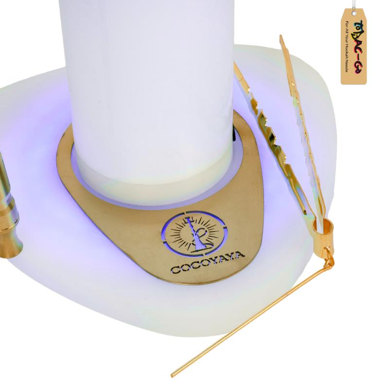 Glow Tower Marble Hookah