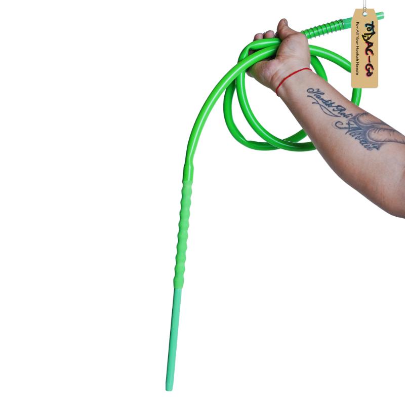 Silicon Pipe & Handle Green