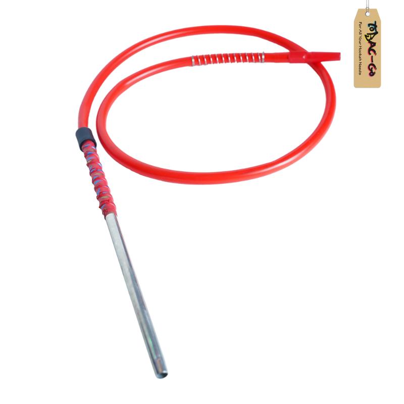 Silicon Pipe & Handle Red