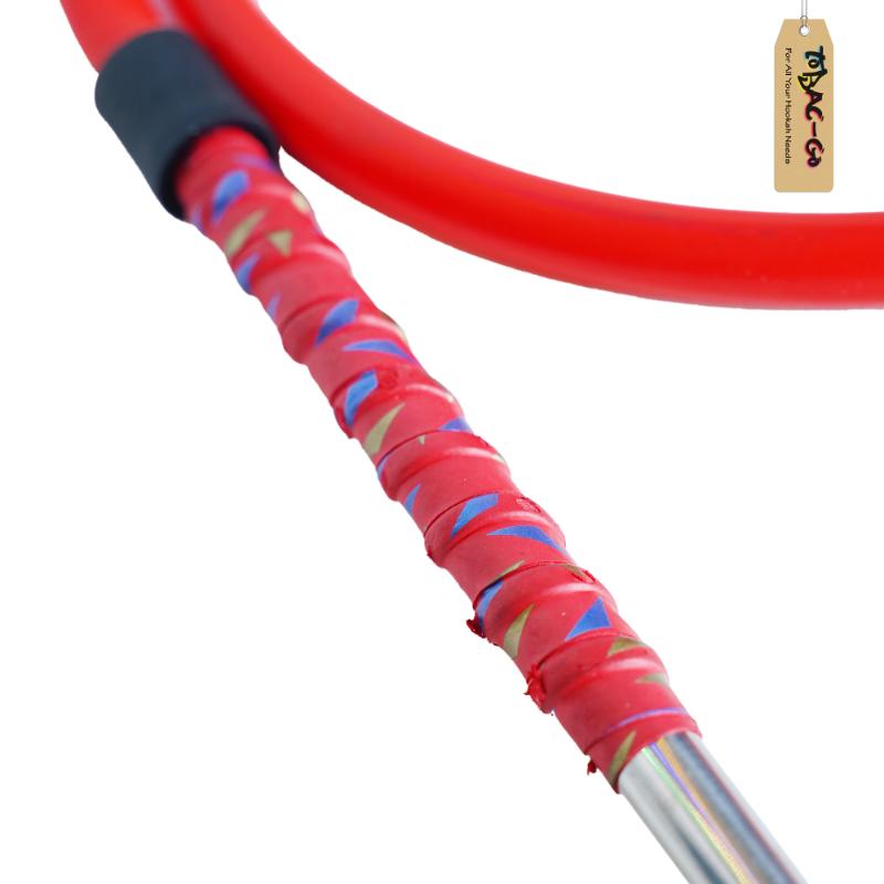 Silicon Pipe & Handle Red