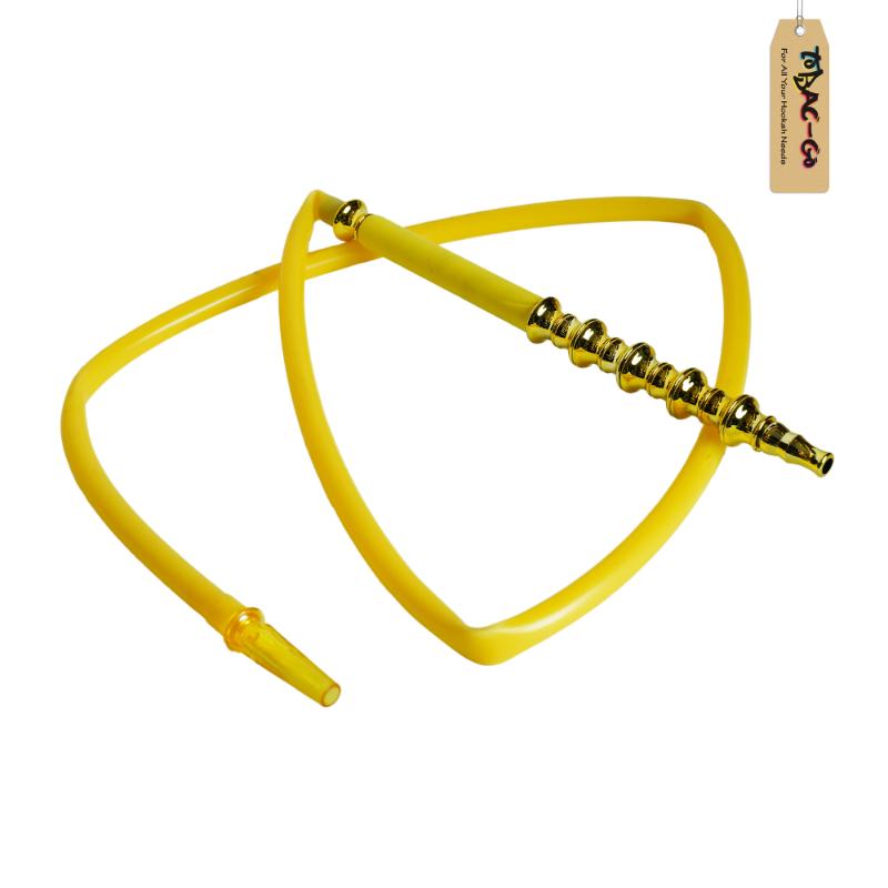 Silicon Pipe & Handle Yellow and Gold