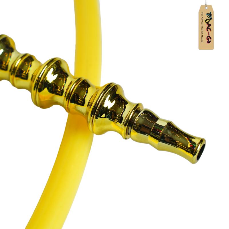 Silicon Pipe & Handle Yellow and Gold