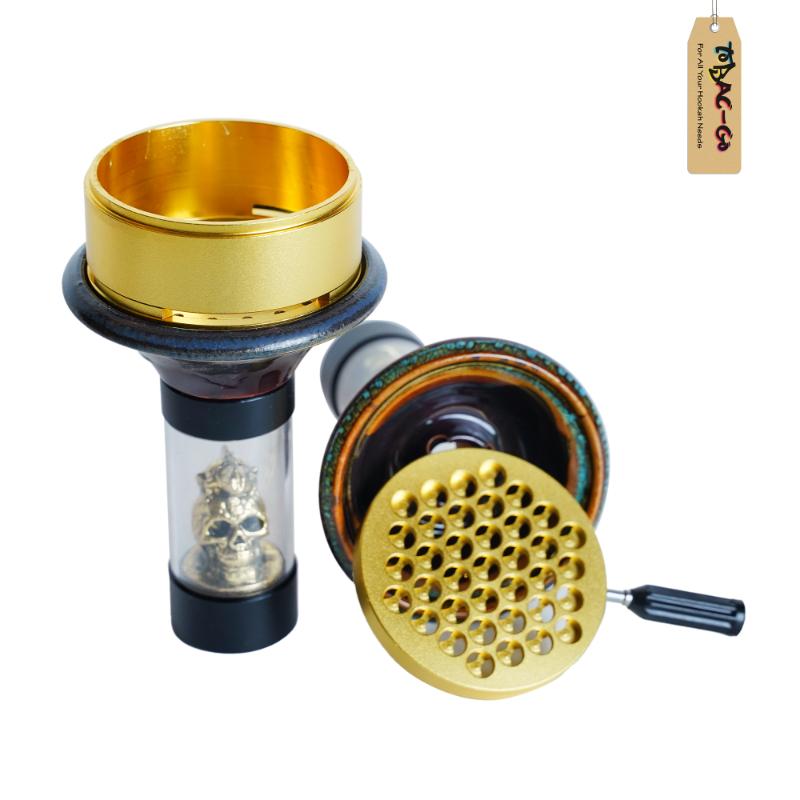 Skull Gold Chillum + HMD Combo