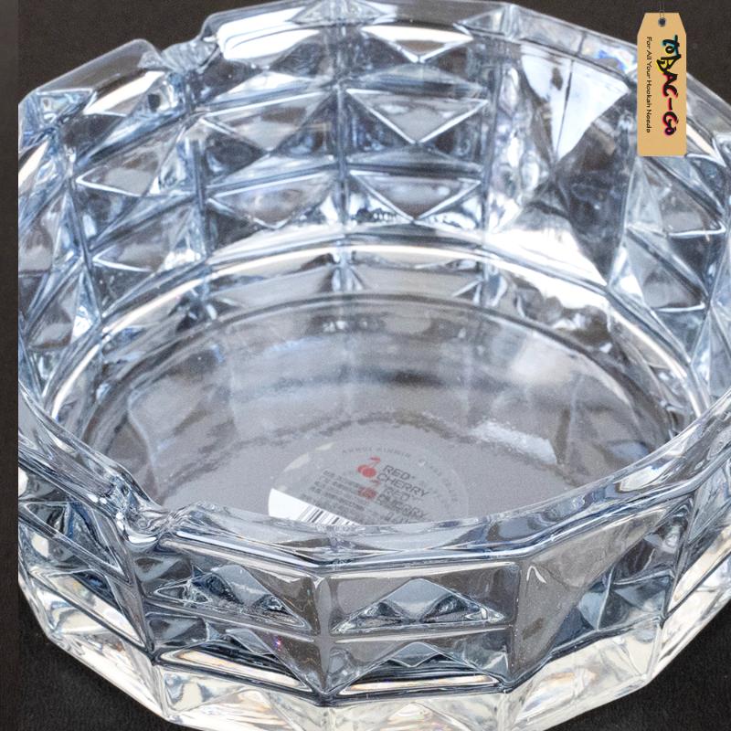Red Cherry Somerville Solid Color Ashtray 6 Inches-White