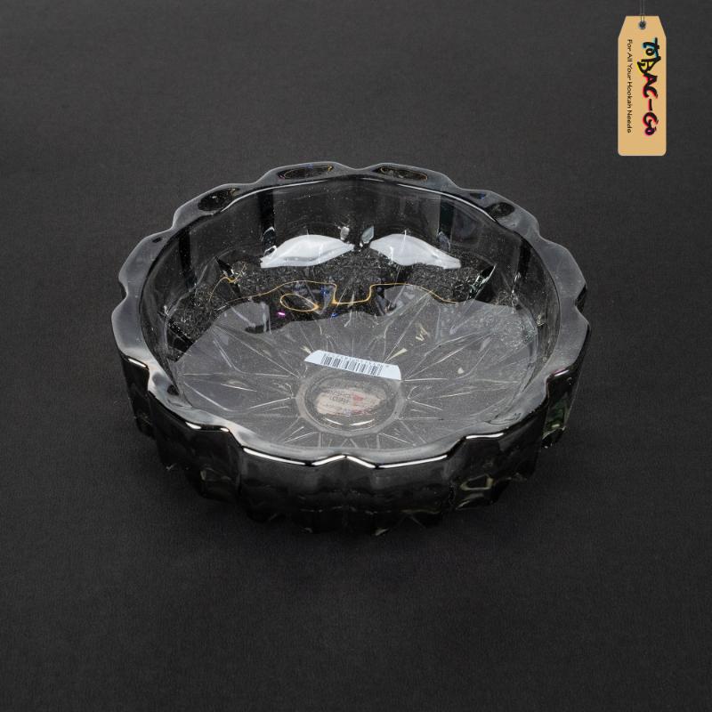 Red Cherry Somerville Ashtray 6 Inches-Black