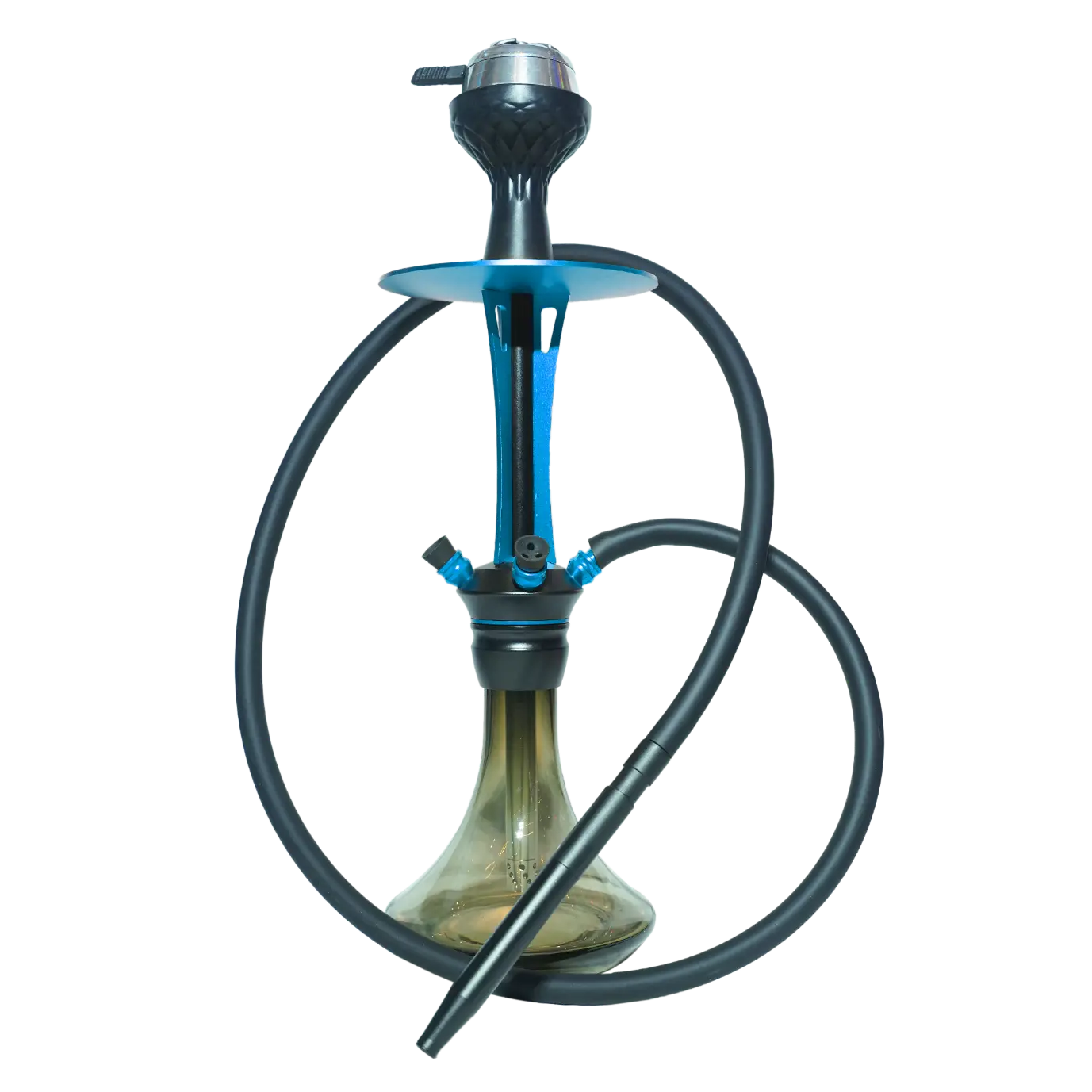 Rotating Star Hookah-cyan