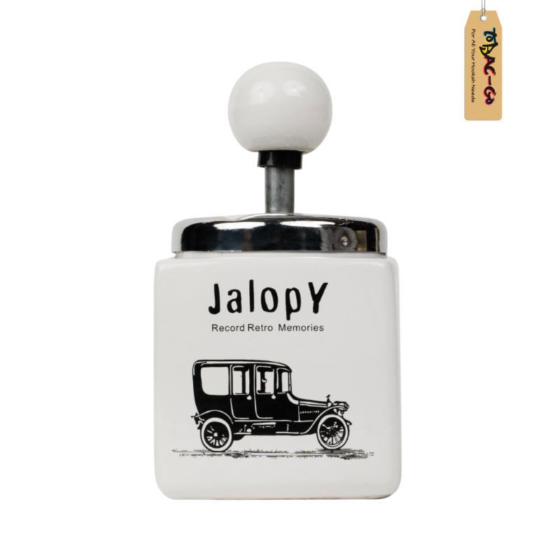 Jalopy Vacuum Ashtray 5 Inches-White