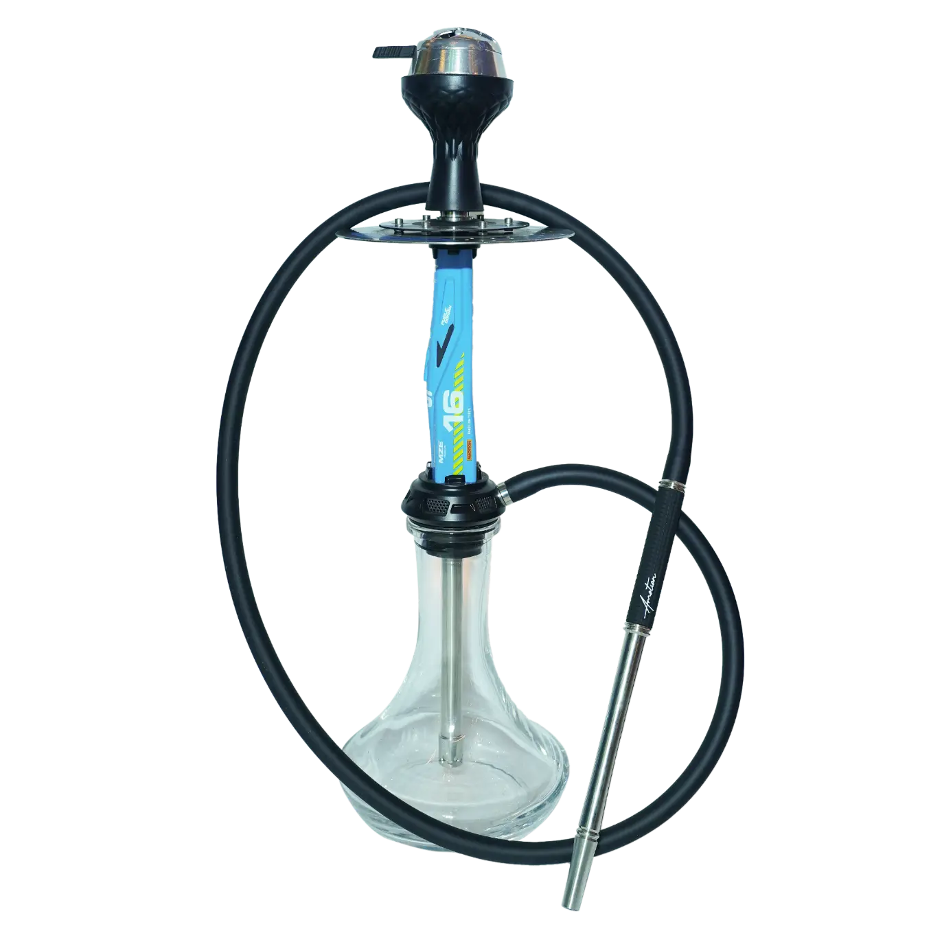 Amotion Valve Hookah-cyan