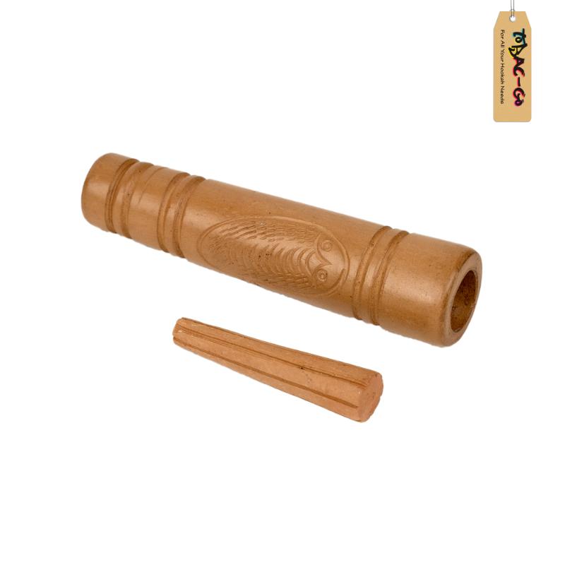 Baba Chillum 11 cm-Brown