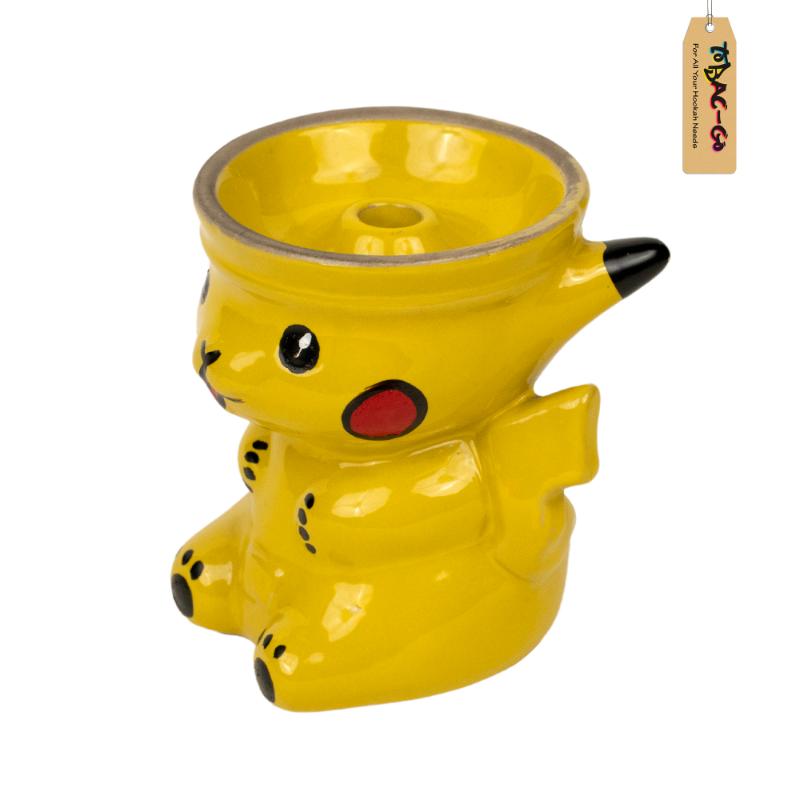 Pikachu Ceramic Chillum-Yellow