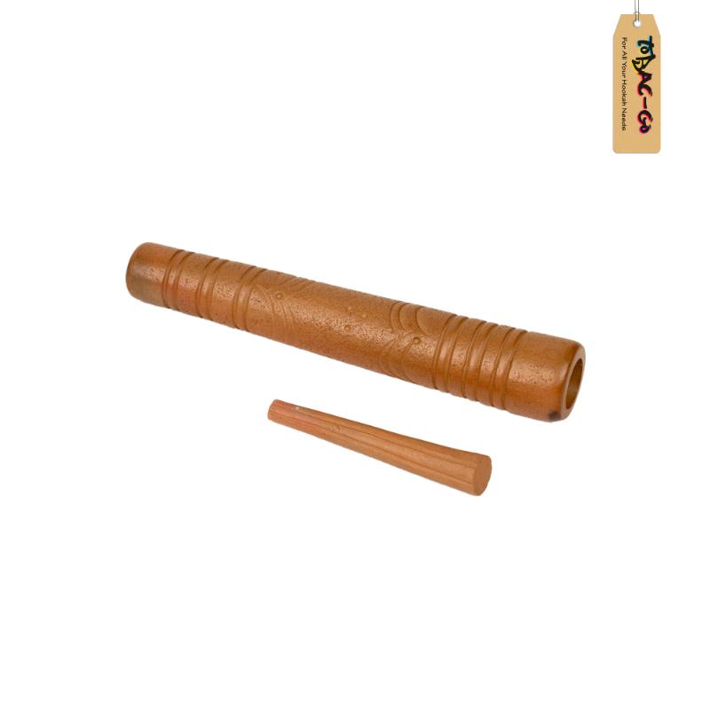 Baba Chillum 16 cm-Brown