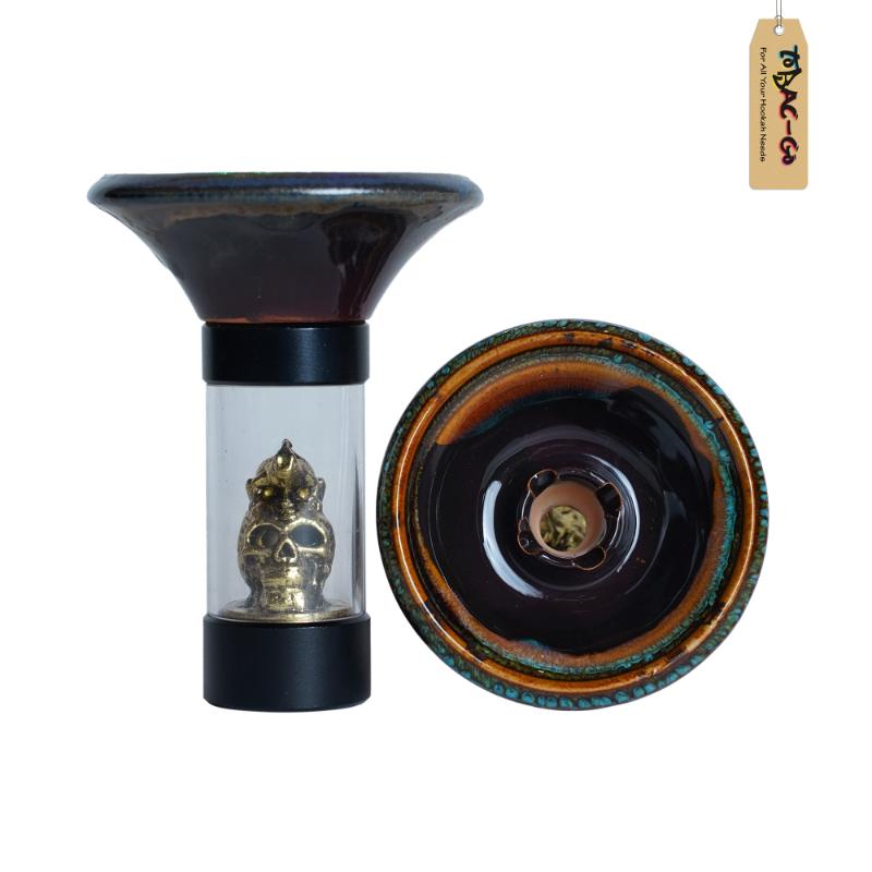 Skull Gold Chillum