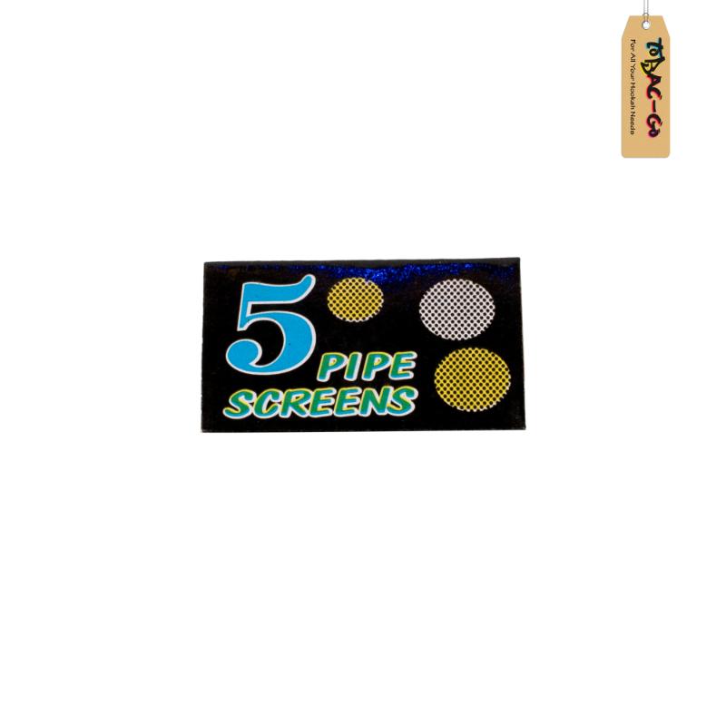 Smoking Glass Pipe + Filter Screens Multicolor 